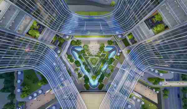 城市绿芯 碳金国际中心：重庆长嘉汇金融广场概念方案设计